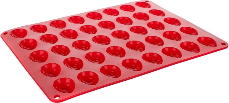 Molde de silicona para nueces Culinaria Red 40 uds