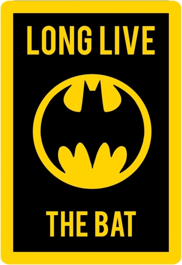 Felpudo Batman 80 × 120 cm – felpudo de poliéster con licencia