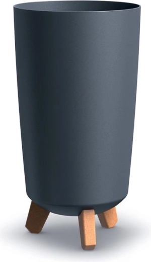 Macetero Gracia Tubus Slim 19,5 cm antracita