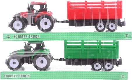Tractor con remolque – modelo de plástico para niños