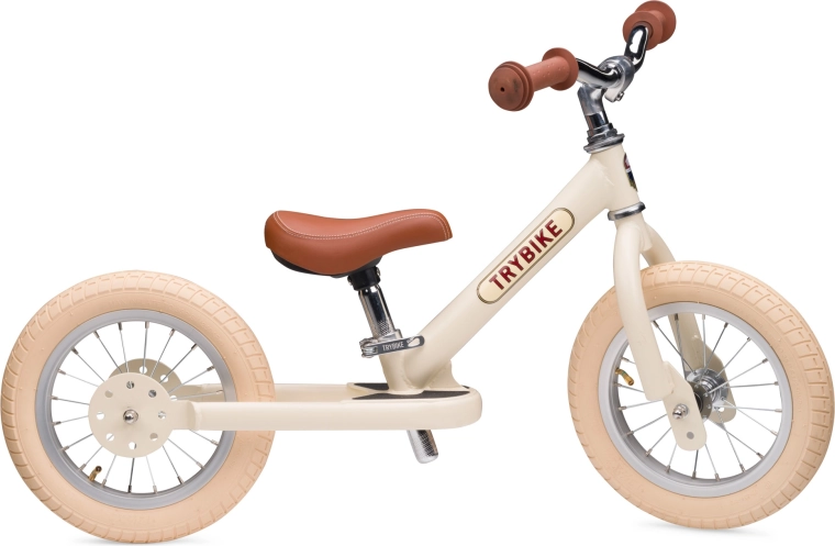 Trybike bicicleta de equilibrio infantil primera bicicleta color crema