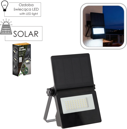 Luz de pared LED solar con sensor de movimiento