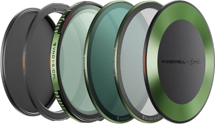 Set de filtros variables ND/CPL Freewell Brandon Li de 82 mm