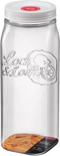 Recipiente para alimentos LOCKnLOCK Square 1,3 l con tapa de rosca