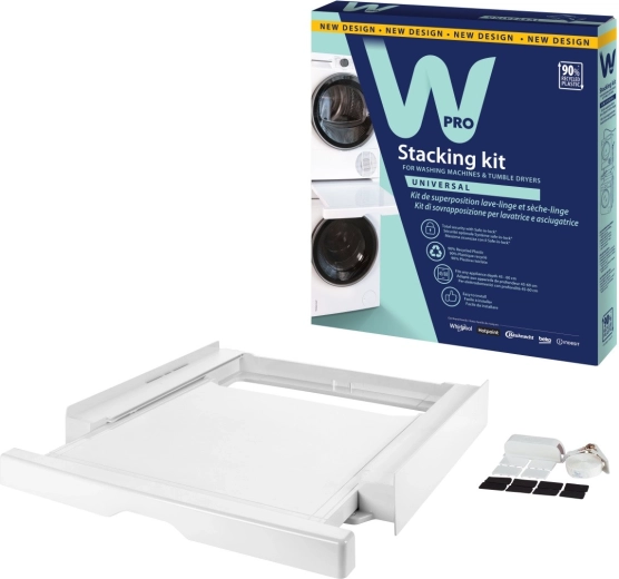 Kit de unión universal para lavadora y secadora Wpro SKN101