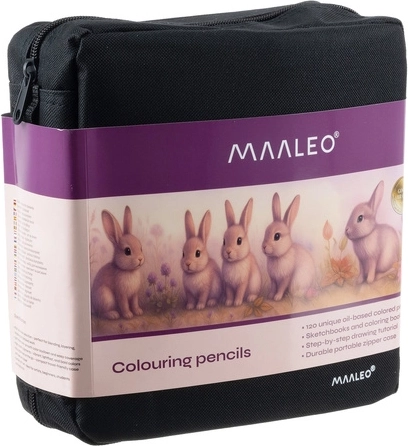 Elegante estuche organizado con cremallera