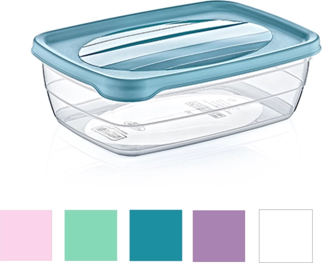 Forma compacta y varias tapas de colores