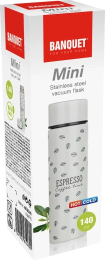 Compacta 140 ml: ideal para espresso