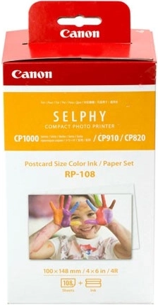 Canon RP-108 kit con tinta a color y papel, 108 hojas