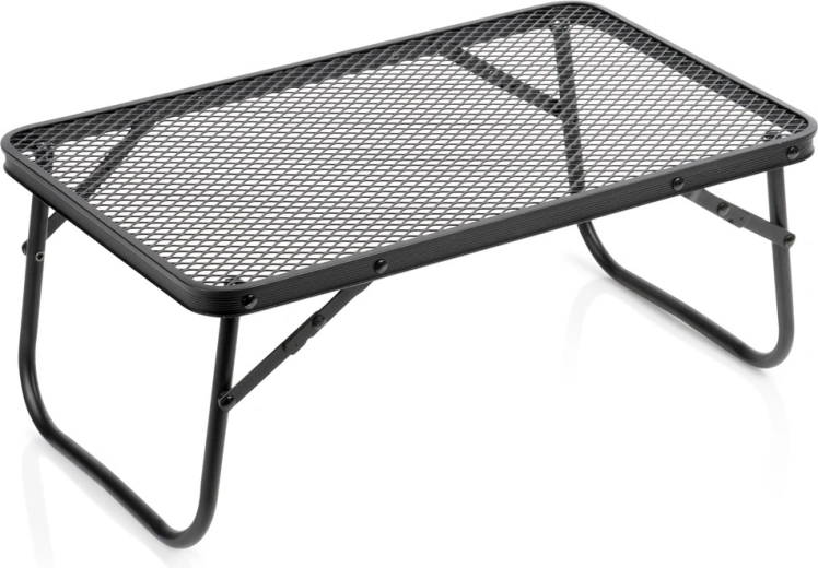 Mesa turística plegable Vilde negra 50 × 30 × 21 cm
