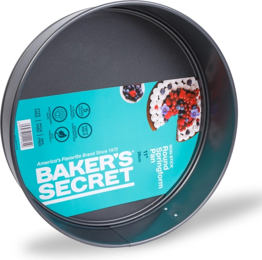 Molde desmontable para tartas Baker's Secret Essential Line con cierre de acero inoxidable de 28 cm