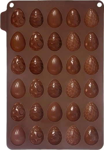 Molde de silicona para bombones, chocolates y mini repostería en forma de huevo