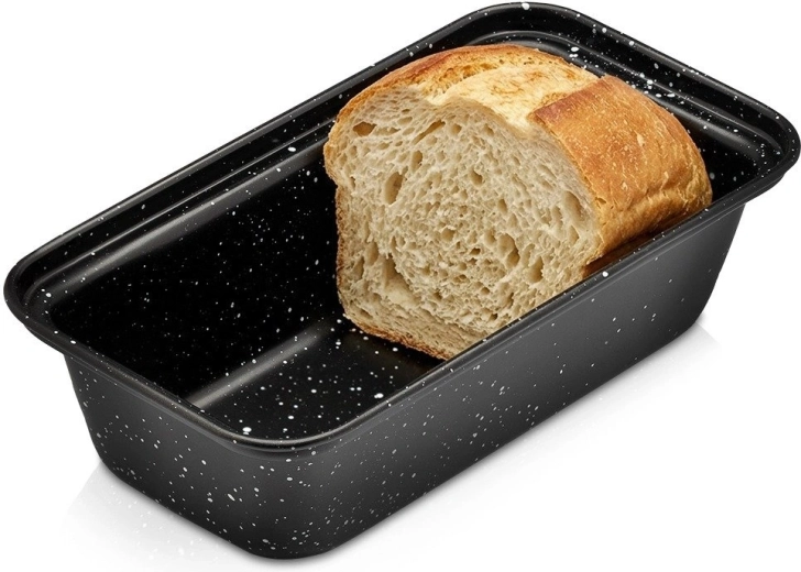 Molde pequeño para pan Vilde Granitica con superficie de granito, 15,5 × 8,5 × 4 cm
