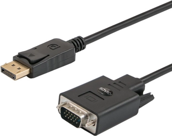 Cable DisplayPort a VGA 1,8 m negro