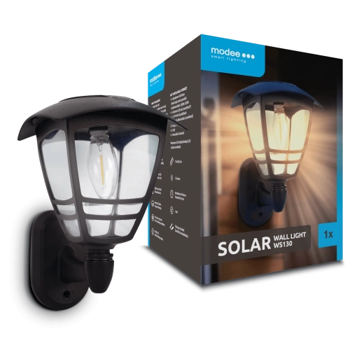 Lámpara LED decorativa solar de pared Modee WS130