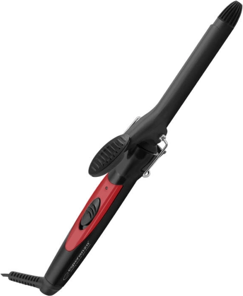 Rizador de pelo ESPERANZA Charlise, 16 mm, negro-rojo