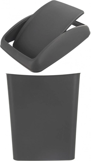 Tapa abatible para comodidad e higiene