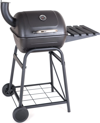 Parrilla de barril Welton con termómetro y chimenea 81 × 101 × 49 cm