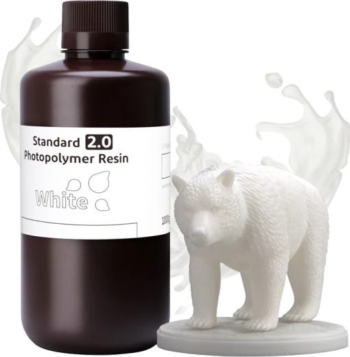 Resina fotopolimérica ELEGOO Standard 2.0 blanca 1 kg