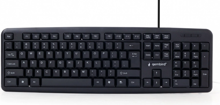 Teclado USB estándar negro