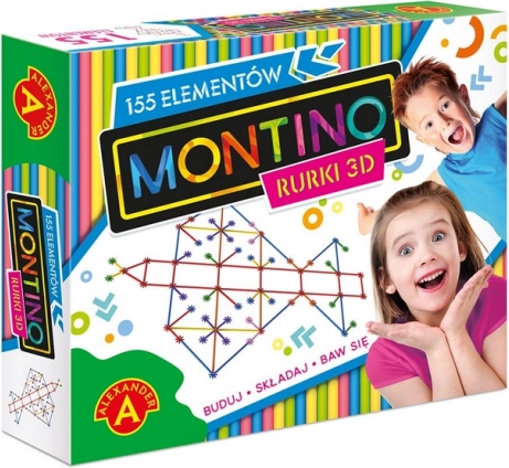 Montino set de construcción creativo de tubitos