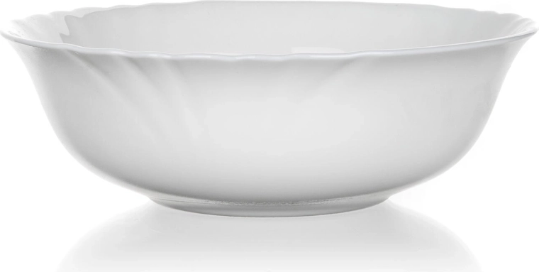 Bol blanco de vidrio CADIX 16 cm