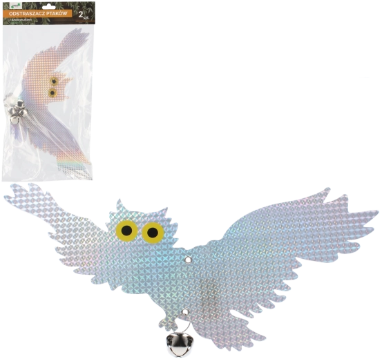 Juego de 2 repelentes de pájaros con campanilla