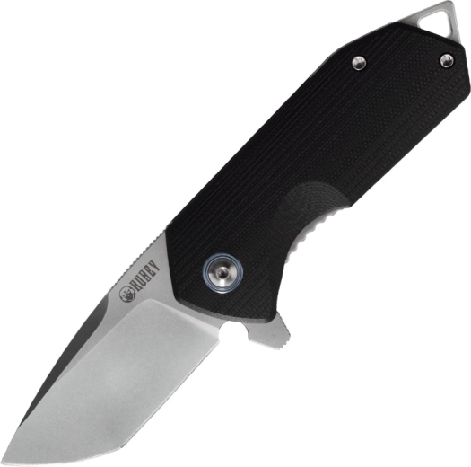 Navaja de bolsillo Kubey Campe Nest 6 cm, negra, G10