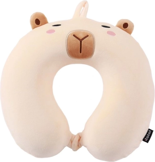 Almohada de viaje tipo rogal Kapibara