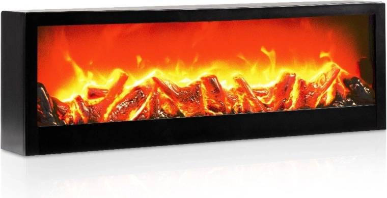 Chimenea eléctrica LED decorativa Vilde 60 × 10 × 20 cm