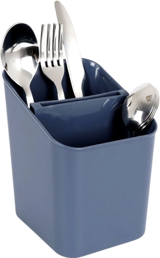 Escurre cubiertos y soporte para cubiertos, gris