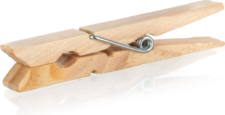Madera natural, delicada con los tejidos