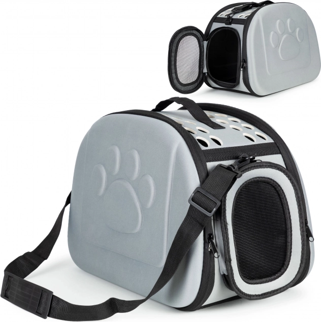 Caja de transporte grande para gatos y perros