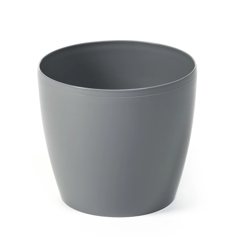 Maceta Magnolia 15,5 cm gris de polipropileno