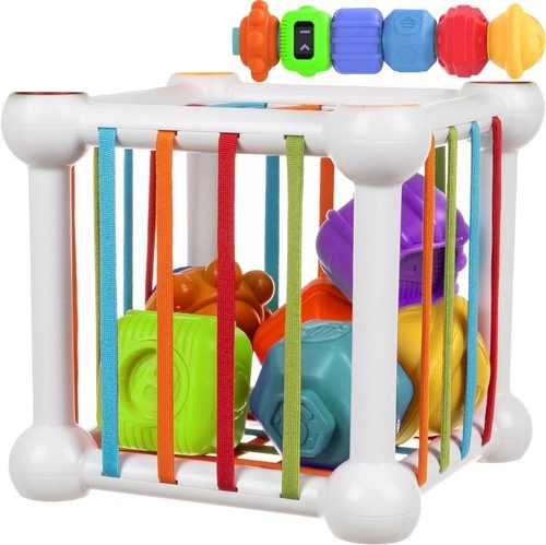 Cubo sensorial de clasificación Kruzzel