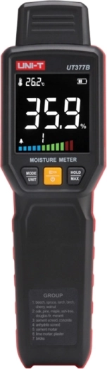 Medidor de humedad para madera y materiales de construcción Uni-T UT377B