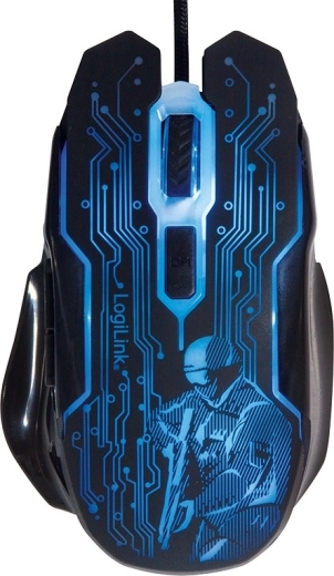 Ratón USB para gaming 2400 DPI, negro