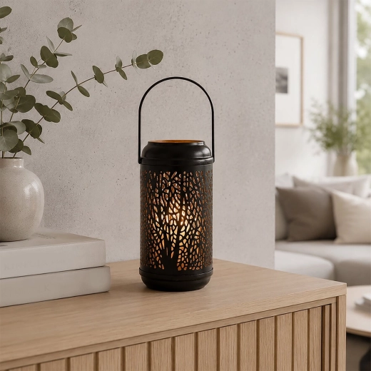 Elegante farol con asa