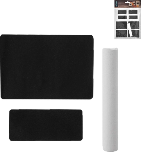 Pegatinas para tarros rectangulares con tiza 16 uds.