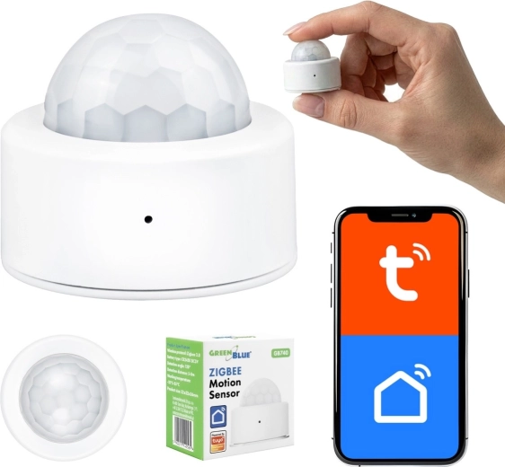Sensor de movimiento inalámbrico Zigbee GreenBlue Tuya GB740 - 1 unidad
