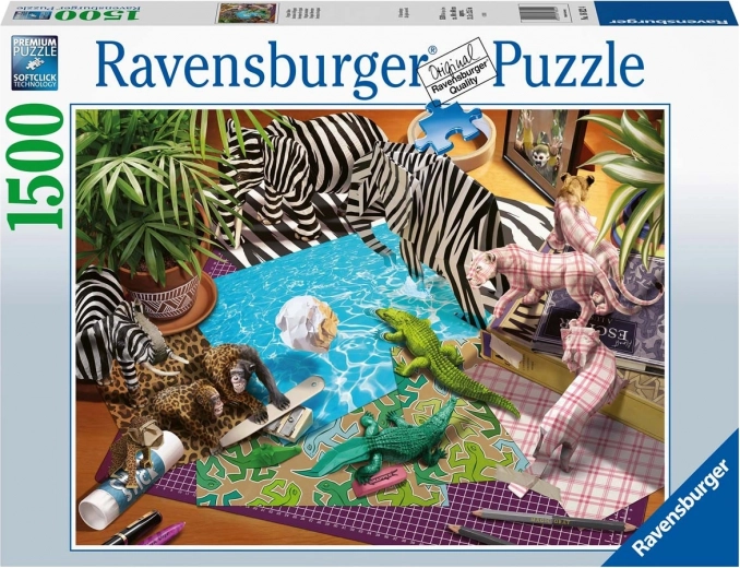 Puzzle Ravensburger aventura de origami – 1500 piezas