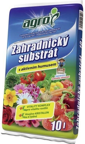 Sustrato de jardinería 10 l AGRO