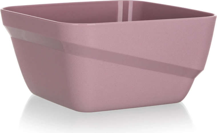 Cuenco de plástico Culinaria 0,6 l, rosa, 11,5 × 11,5 cm