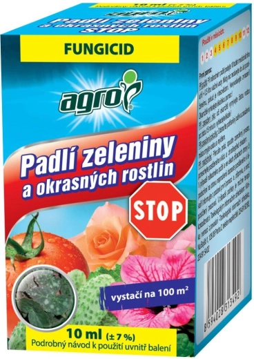 STOP oídio – fungicida sistémico para hortalizas y plantas ornamentales 10 ml