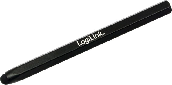 LogiLink stylus con punta de goma para pantallas táctiles, negro