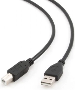 Cable USB 2.0 AM–BM 1 m, negro