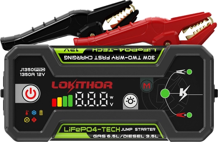 Fuente de arranque LOKITHOR J1350 Pro 25,6 Wh