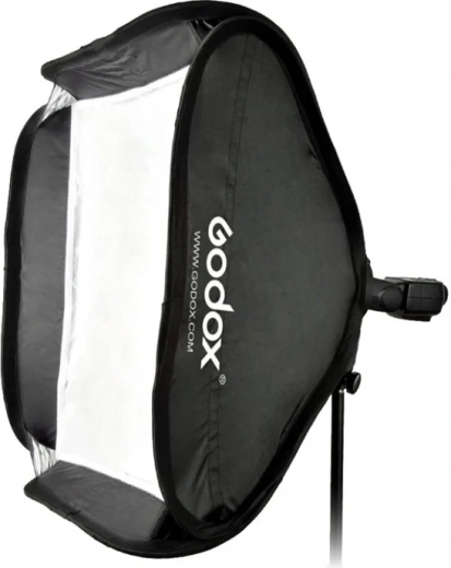Godox softbox plegable 80 × 80 cm con soporte S y montura Bowens