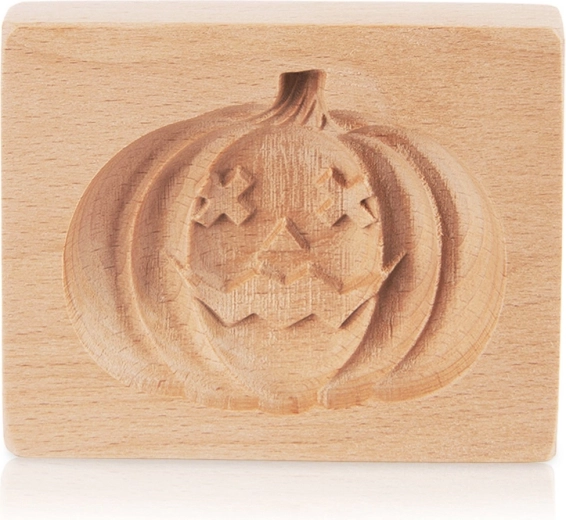 Sello de madera para galletas calabaza de Halloween 10 × 8 cm