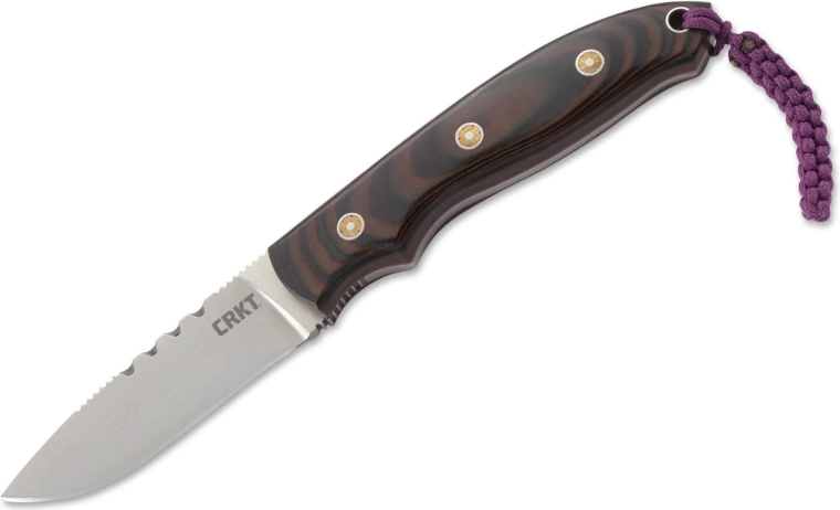 Cuchillo de caza CRKT Hunt'n Fisch marrón